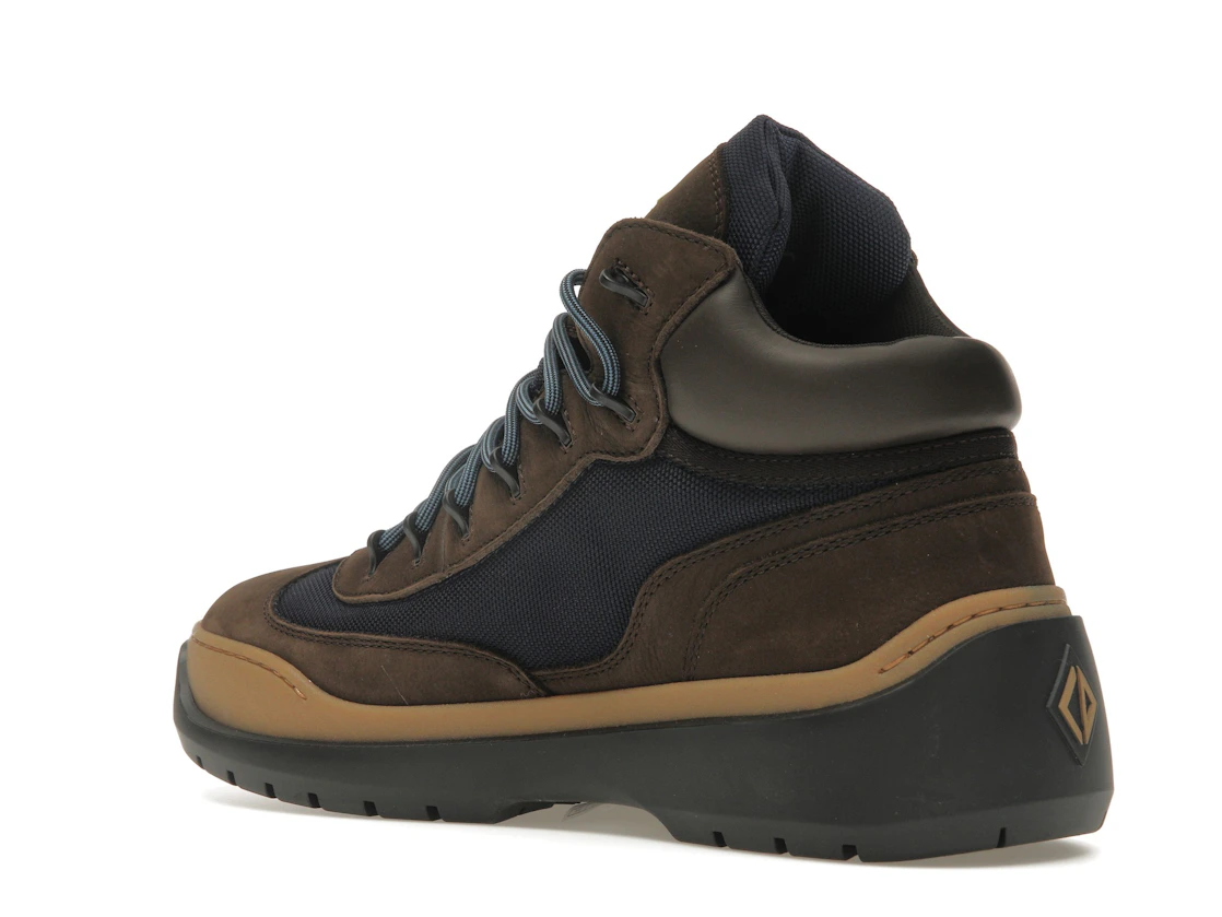 Vue 23 de Dior Lace Up Ankle Boots Brown Blue