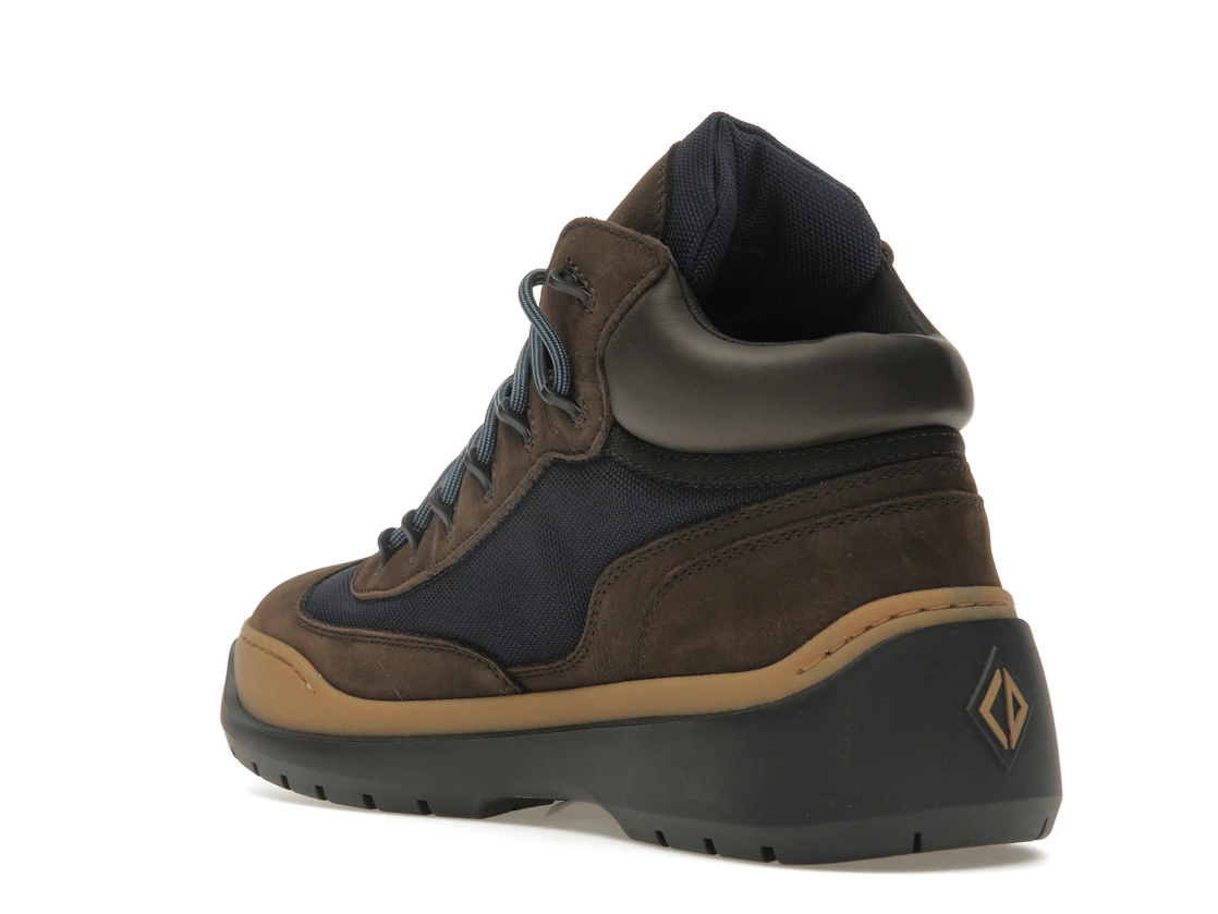 Vue 24 de Dior Lace Up Ankle Boots Brown Blue