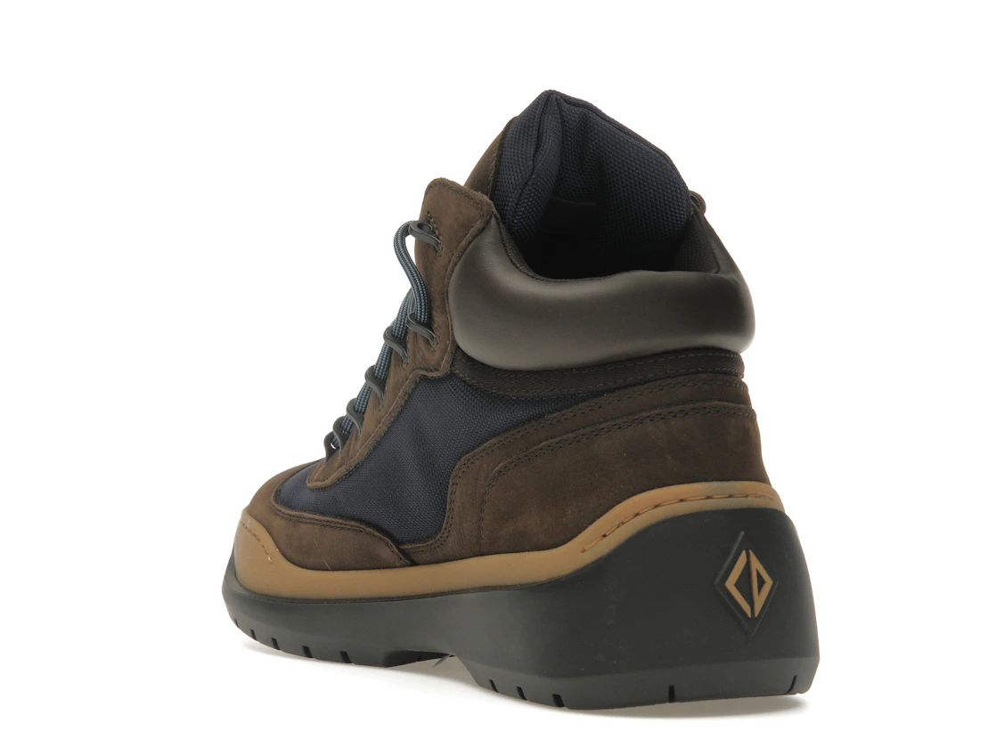 Vue 25 de Dior Lace Up Ankle Boots Brown Blue