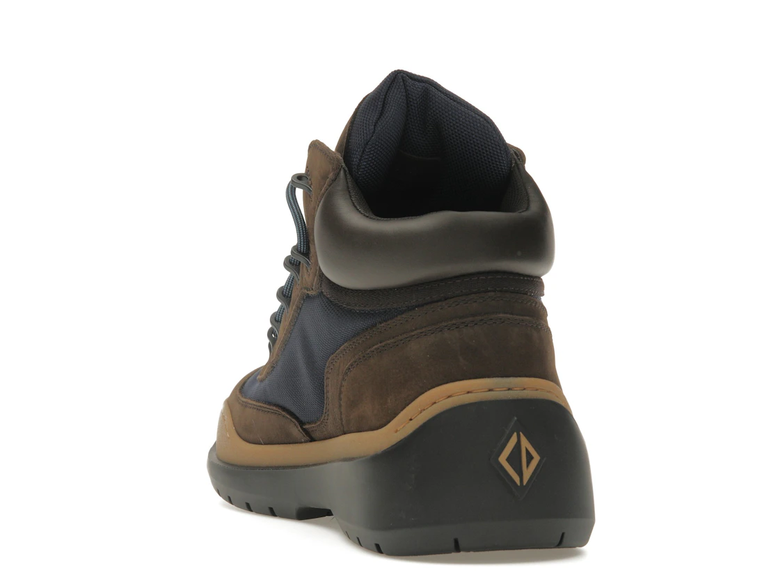 Vue 26 de Dior Lace Up Ankle Boots Brown Blue