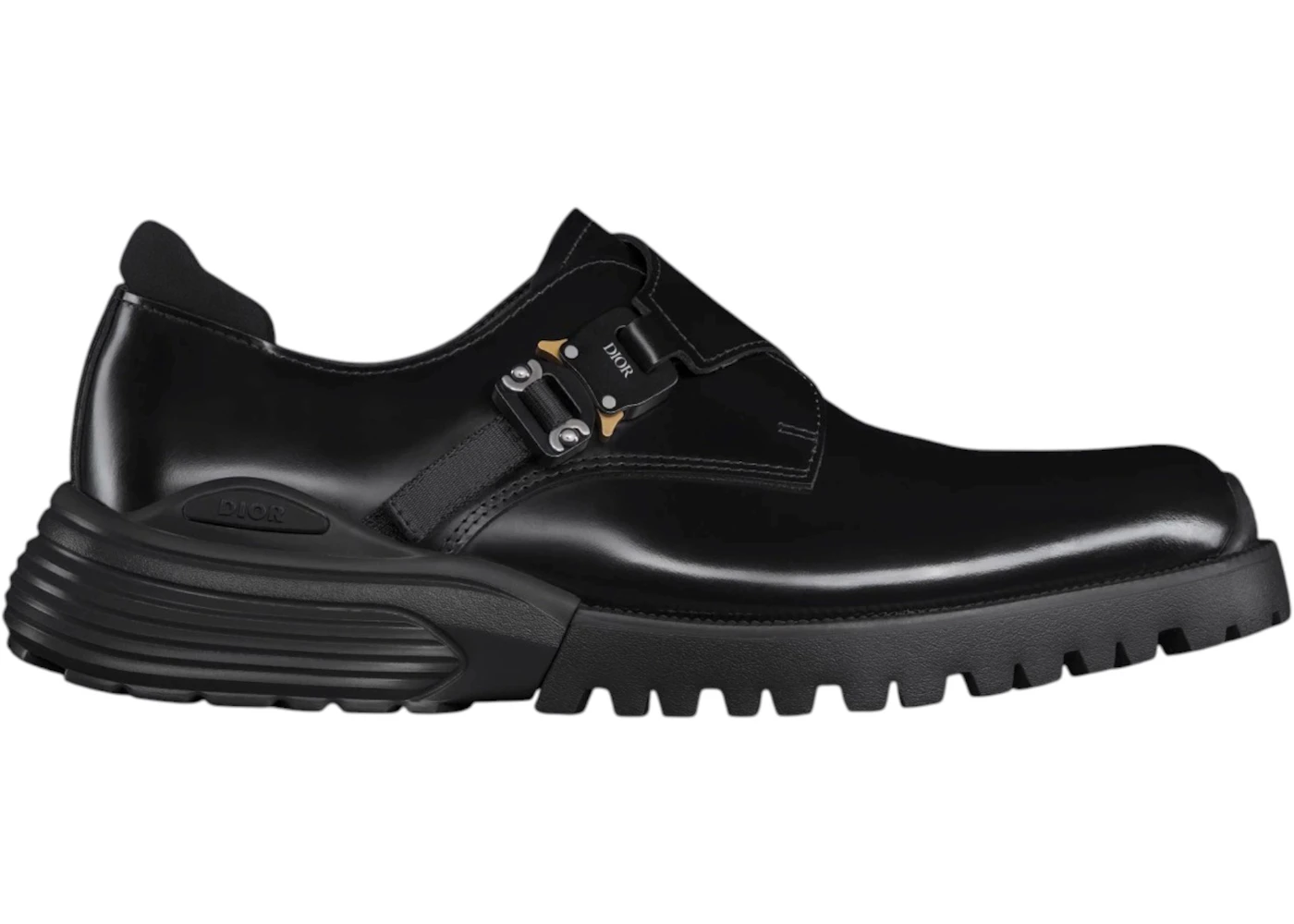 Dior Scarpa Derby Monk Combat Black