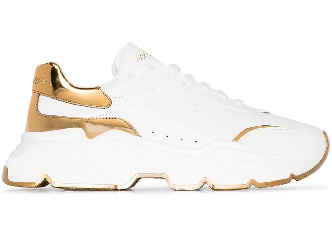 Dolce & Gabbana Daymaster Chunky White Metallic Gold 