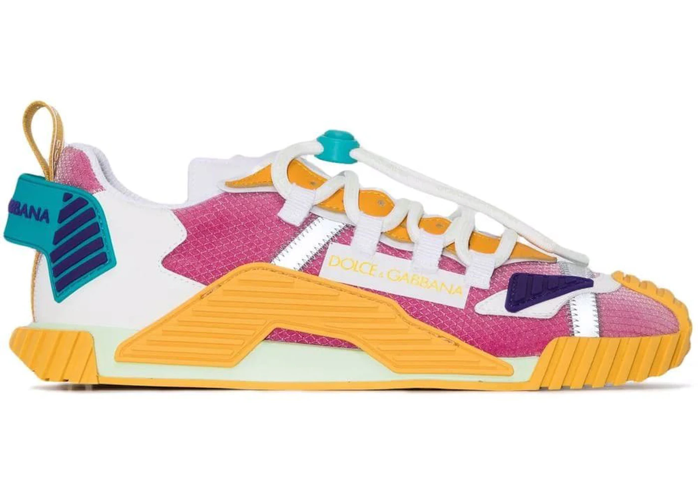 Dolce & Gabbana NS1 Low Top Hot Pink Orange 