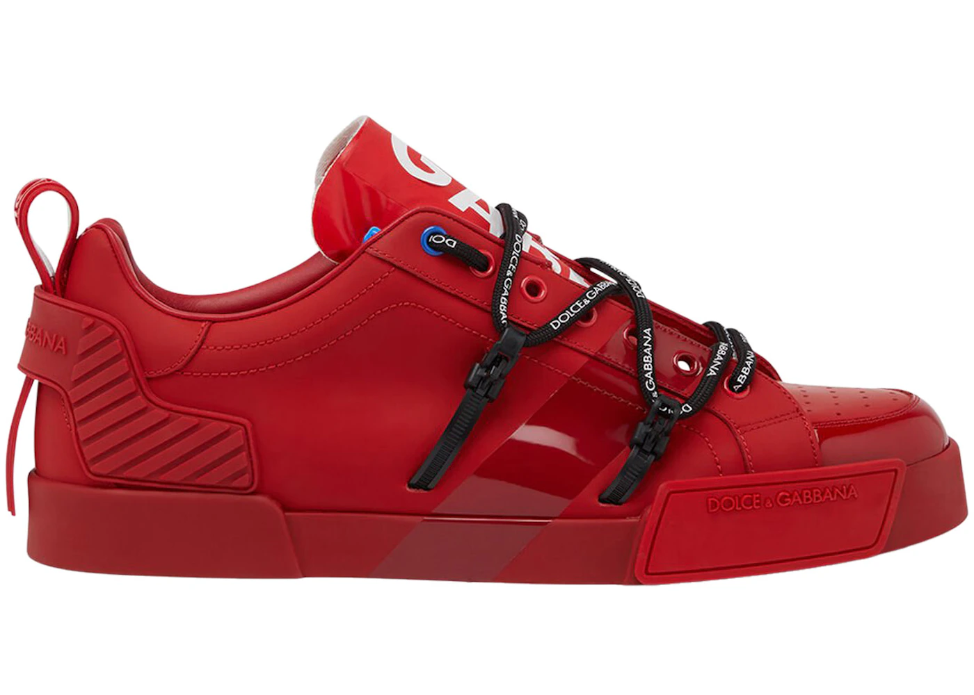 Dolce & Gabbana Portofino Strapped Red White