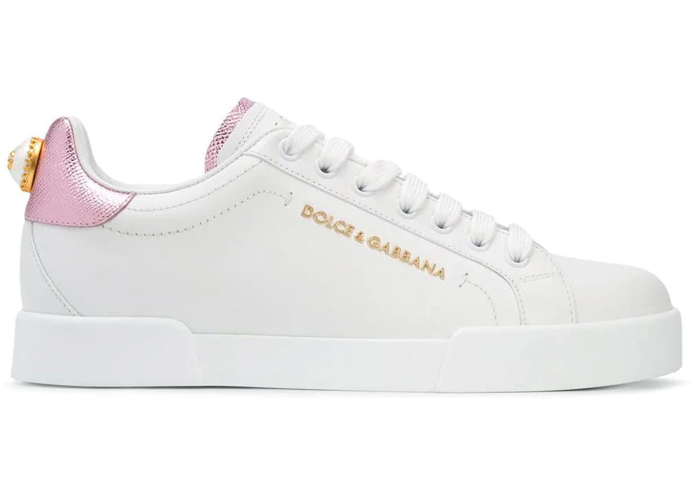 Dolce & Gabbana Portofino White Metallic Pink Pearl 