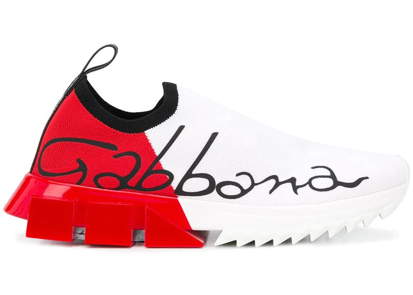 Dolce & Gabbana Sorrento Slip On Red White 
