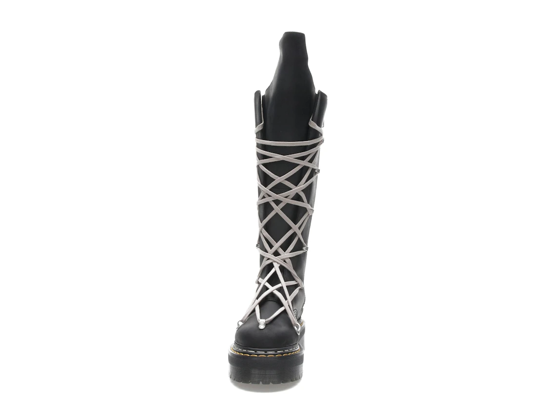 Vue 11 de Dr. Martens 1460 DRKSHDW Quad Sole Pentalace Boot Rick Owens Black 