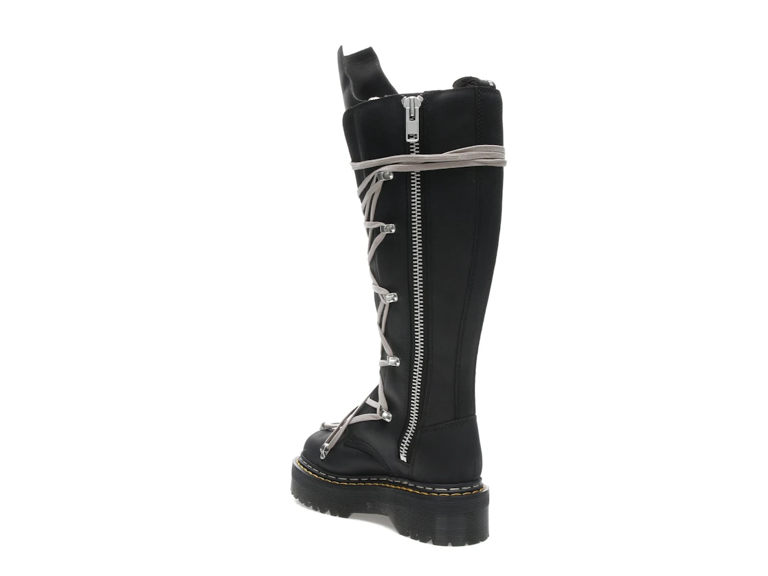 Vue 24 de Dr. Martens 1460 DRKSHDW Quad Sole Pentalace Boot Rick Owens Black 