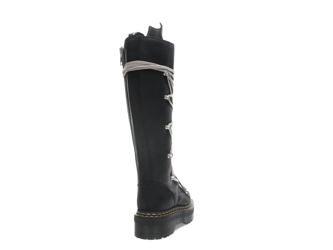 Vue 30 de Dr. Martens 1460 DRKSHDW Quad Sole Pentalace Boot Rick Owens Black 