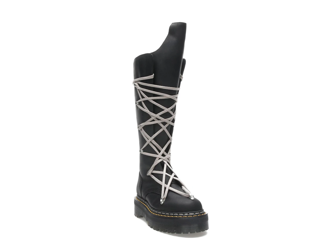 Vue 7 de Dr. Martens 1460 DRKSHDW Quad Sole Pentalace Boot Rick Owens Black 