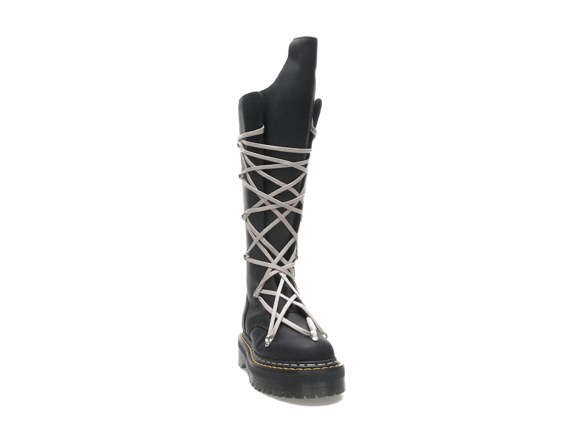 Vue 8 de Dr. Martens 1460 DRKSHDW Quad Sole Pentalace Boot Rick Owens Black 