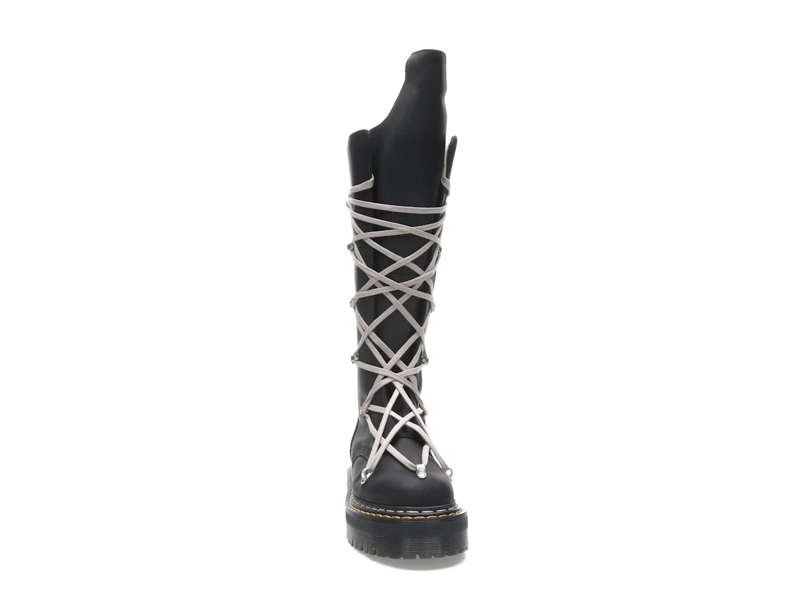 Vue 9 de Dr. Martens 1460 DRKSHDW Quad Sole Pentalace Boot Rick Owens Black 