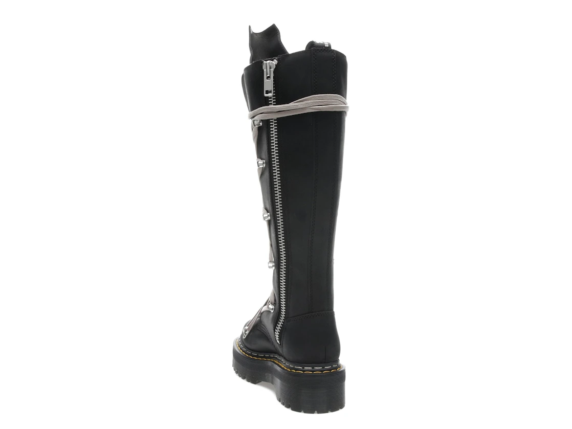 Vue 26 de Dr. Martens 1460 DRKSHDW Quad Sole Pentalace Boot Rick Owens Black