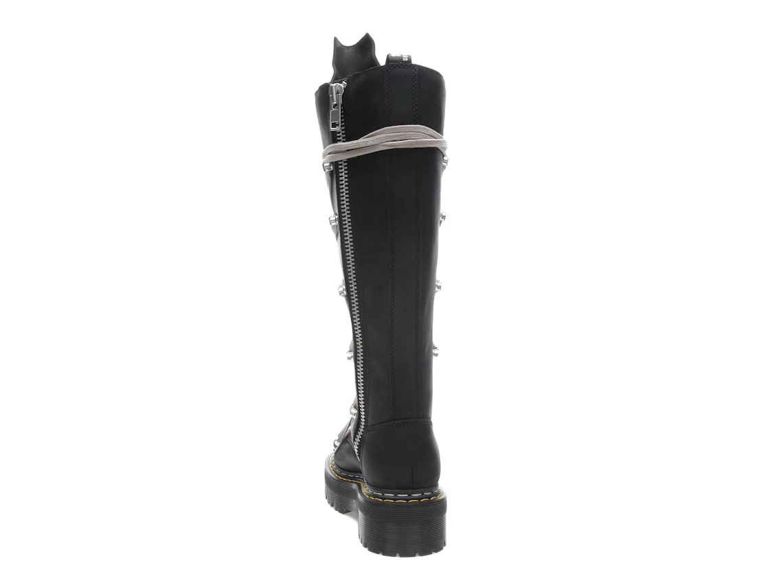 Vue 27 de Dr. Martens 1460 DRKSHDW Quad Sole Pentalace Boot Rick Owens Black