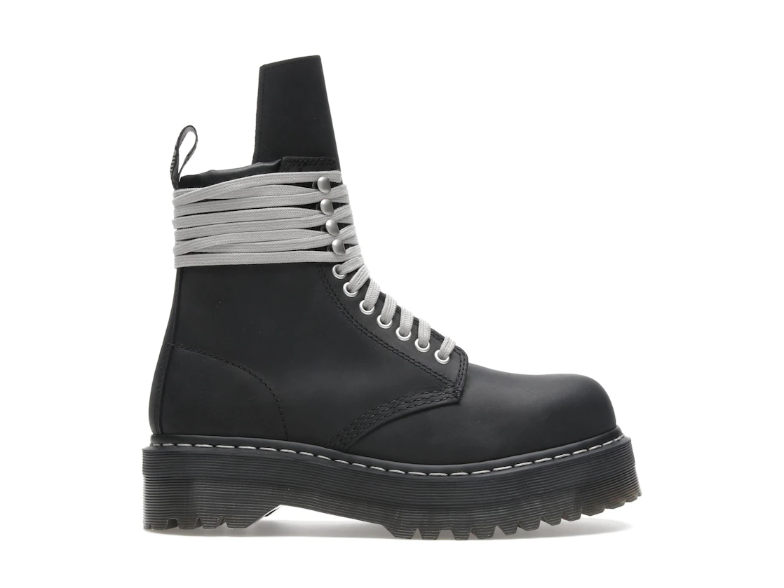 Vue 1 de Dr. Martens 1460 DRKSHDW Quad Sole Steel Toe Boot Rick Owens Black