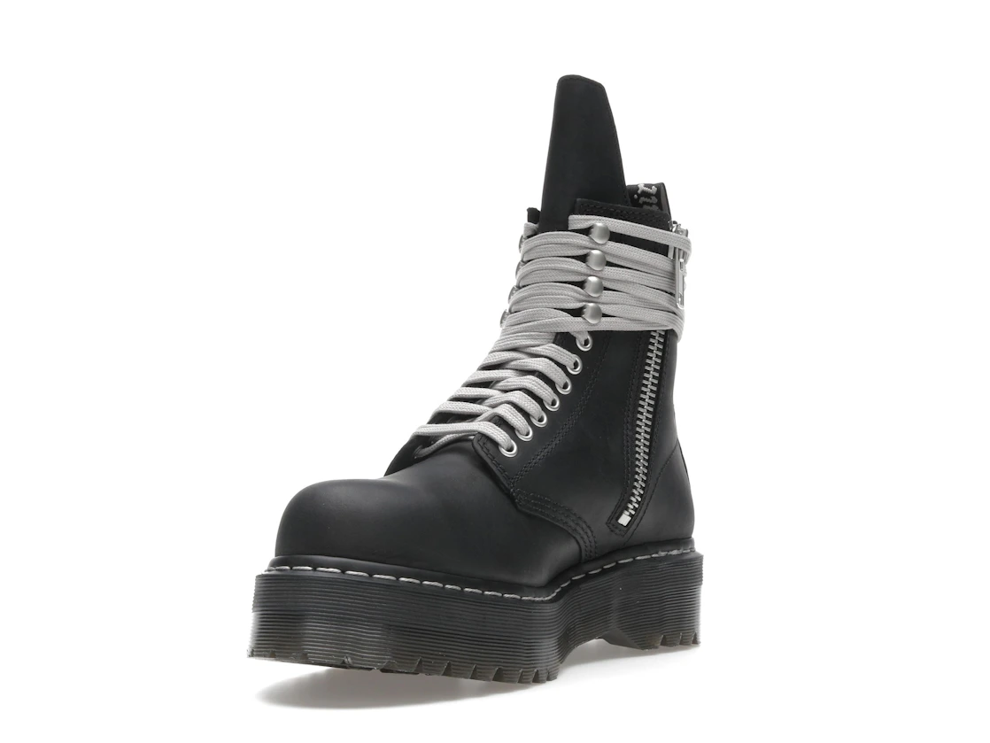 Vue 14 de Dr. Martens 1460 DRKSHDW Quad Sole Steel Toe Boot Rick Owens Black