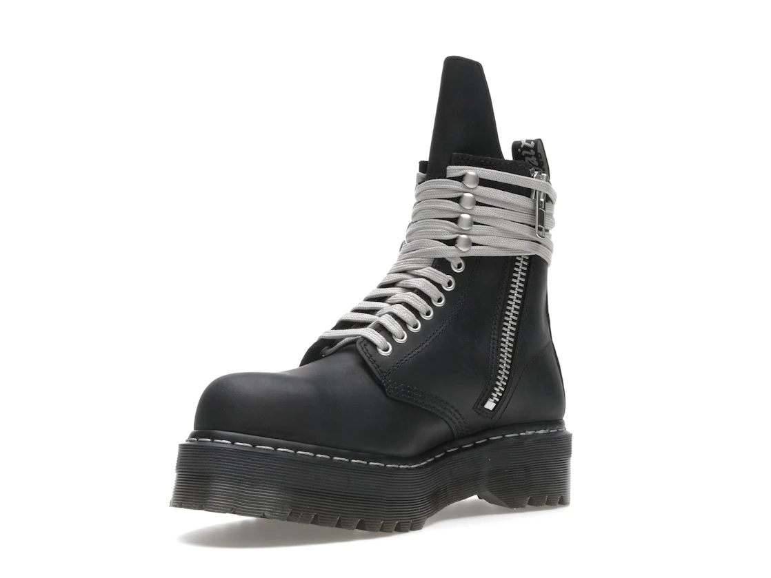 Vue 15 de Dr. Martens 1460 DRKSHDW Quad Sole Steel Toe Boot Rick Owens Black