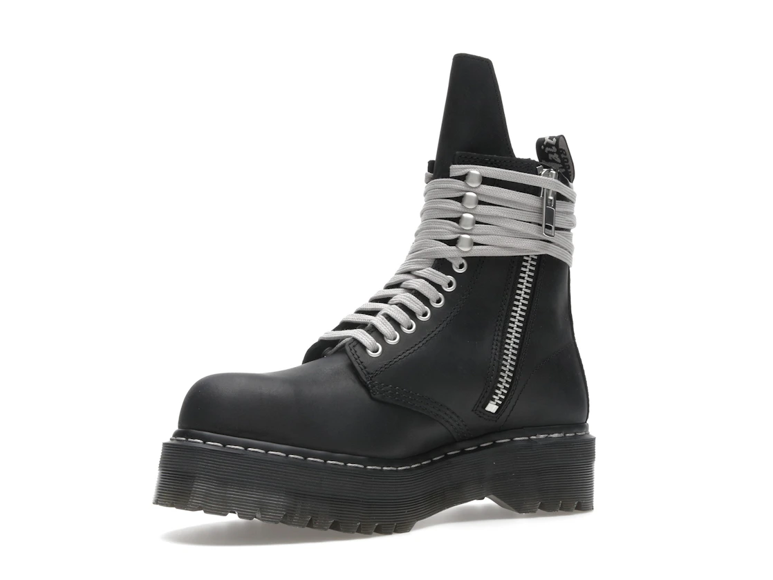 Vue 16 de Dr. Martens 1460 DRKSHDW Quad Sole Steel Toe Boot Rick Owens Black