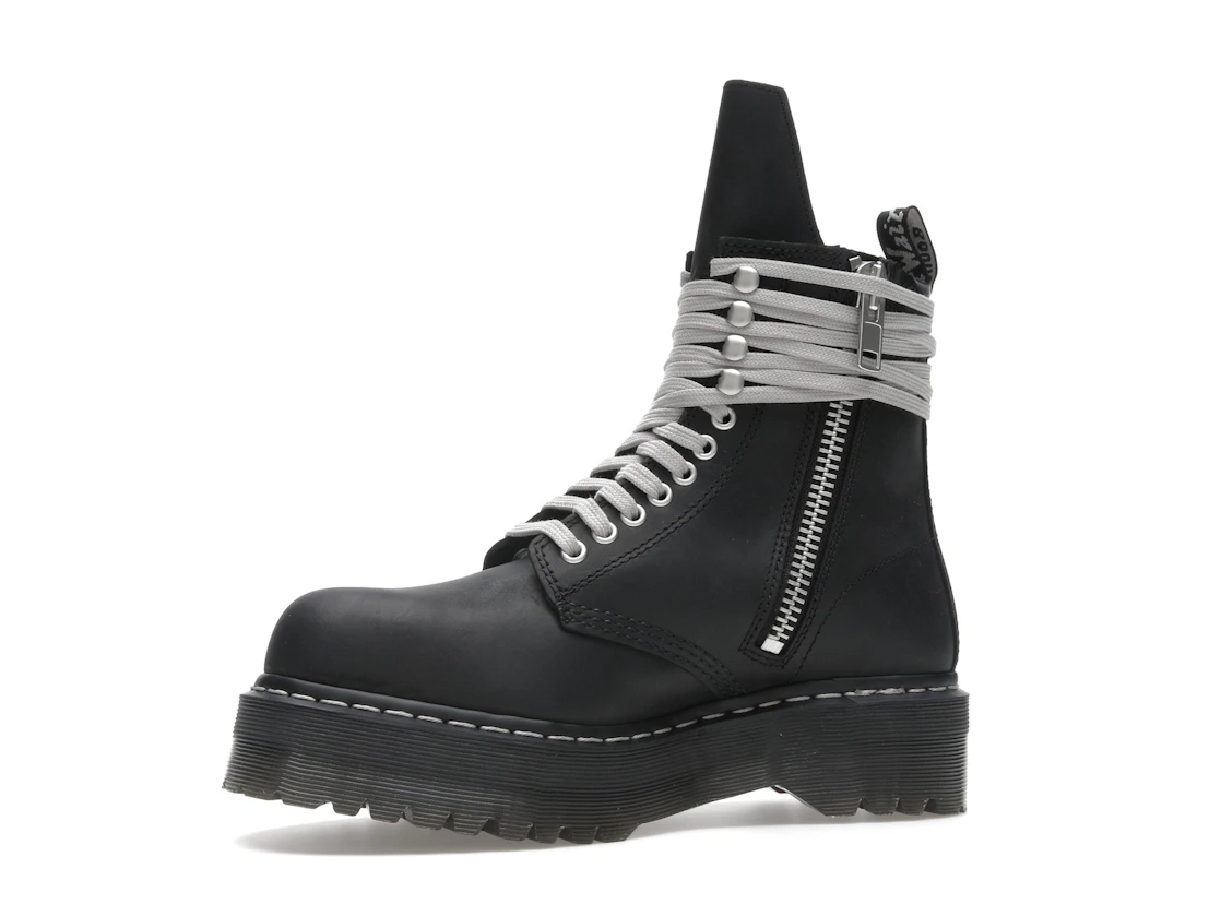 Vue 17 de Dr. Martens 1460 DRKSHDW Quad Sole Steel Toe Boot Rick Owens Black