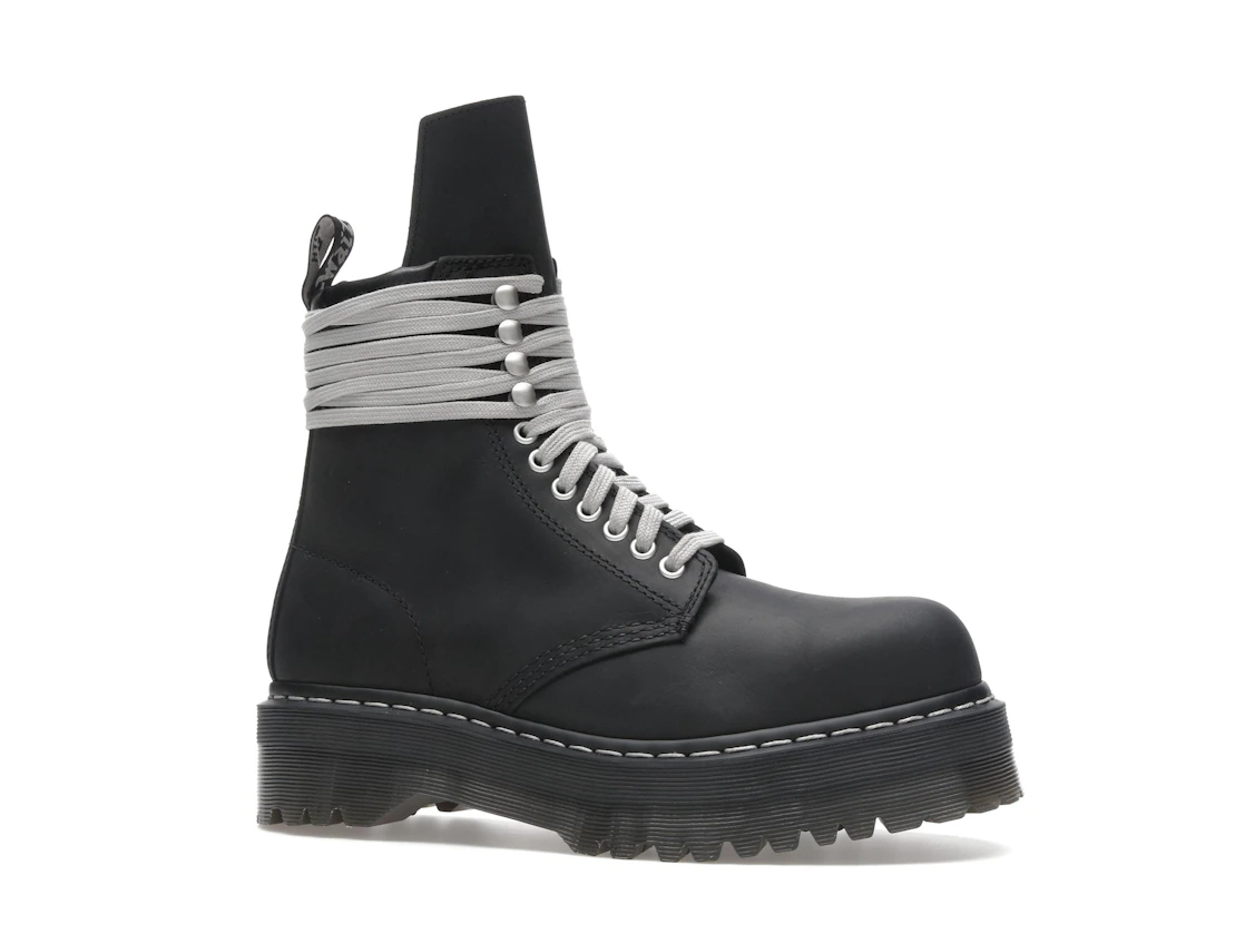 Vue 3 de Dr. Martens 1460 DRKSHDW Quad Sole Steel Toe Boot Rick Owens Black