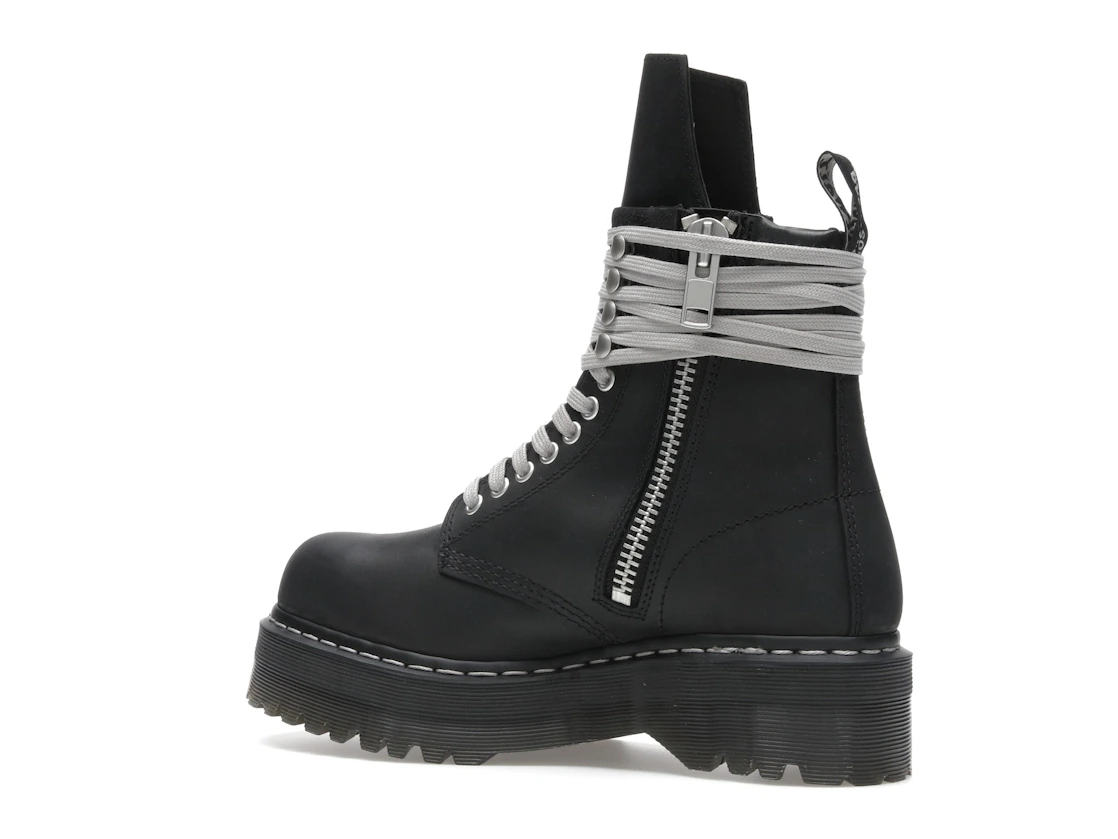 Vue 22 de Dr. Martens 1460 DRKSHDW Quad Sole Steel Toe Boot Rick Owens Black