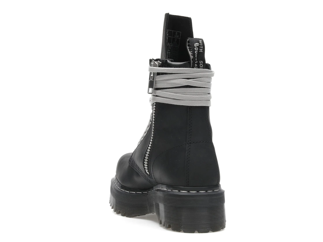 Vue 26 de Dr. Martens 1460 DRKSHDW Quad Sole Steel Toe Boot Rick Owens Black