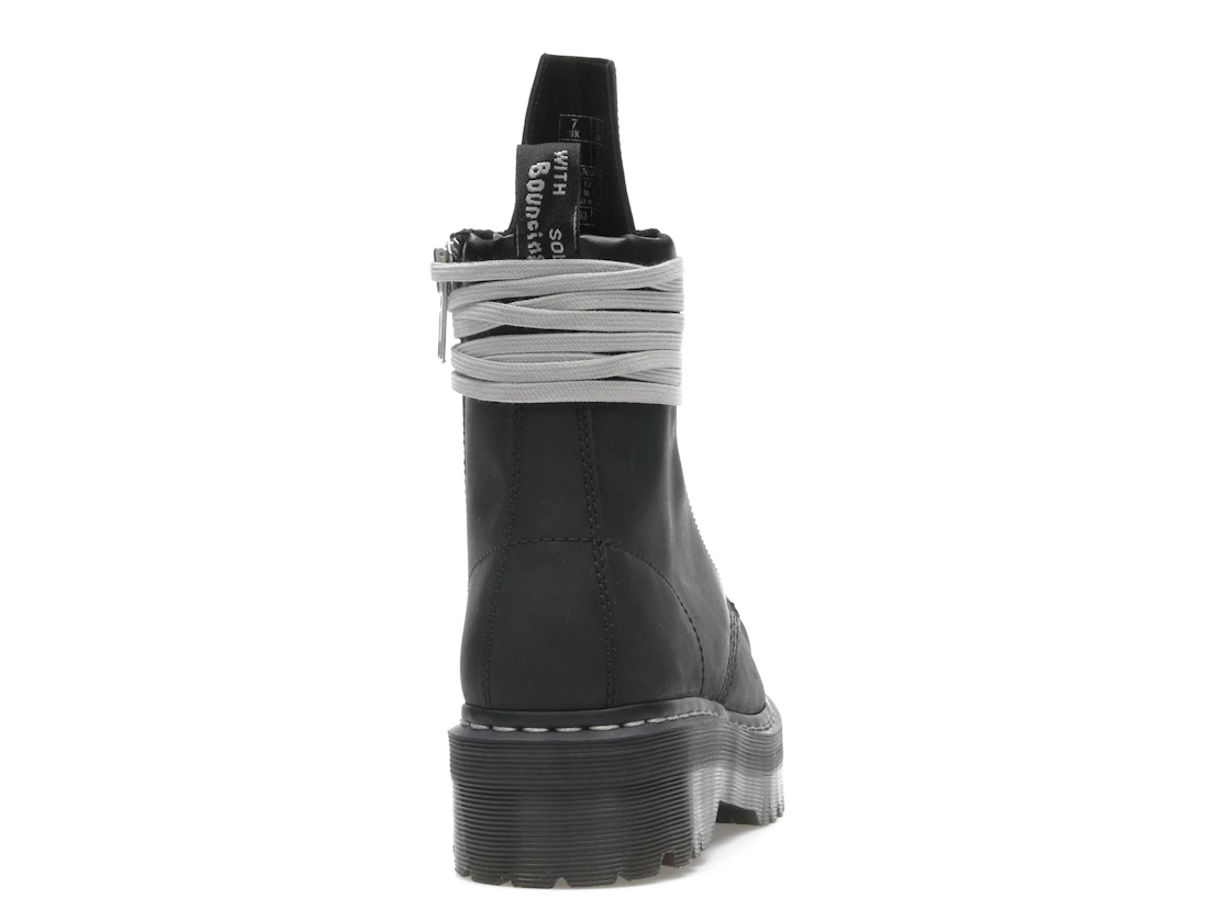 Vue 29 de Dr. Martens 1460 DRKSHDW Quad Sole Steel Toe Boot Rick Owens Black