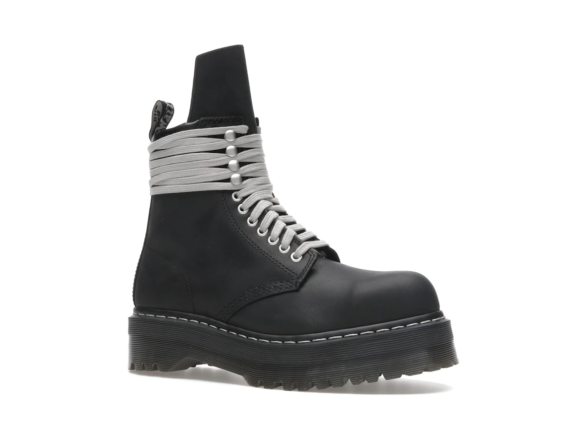 Vue 4 de Dr. Martens 1460 DRKSHDW Quad Sole Steel Toe Boot Rick Owens Black