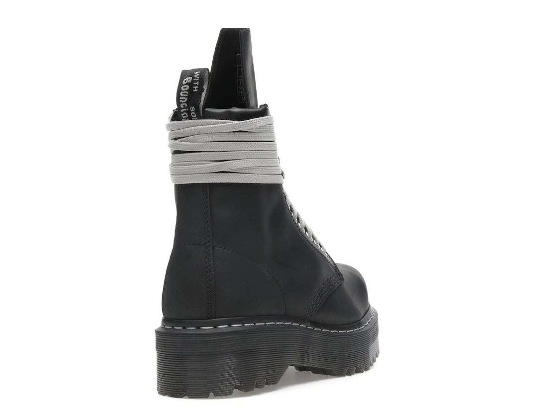 Vue 31 de Dr. Martens 1460 DRKSHDW Quad Sole Steel Toe Boot Rick Owens Black