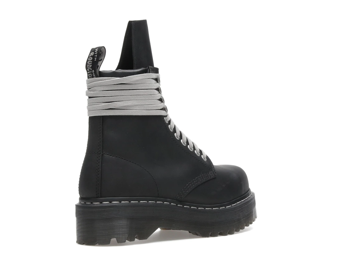 Vue 33 de Dr. Martens 1460 DRKSHDW Quad Sole Steel Toe Boot Rick Owens Black