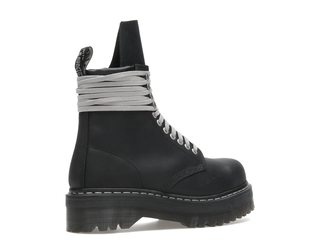 Vue 34 de Dr. Martens 1460 DRKSHDW Quad Sole Steel Toe Boot Rick Owens Black