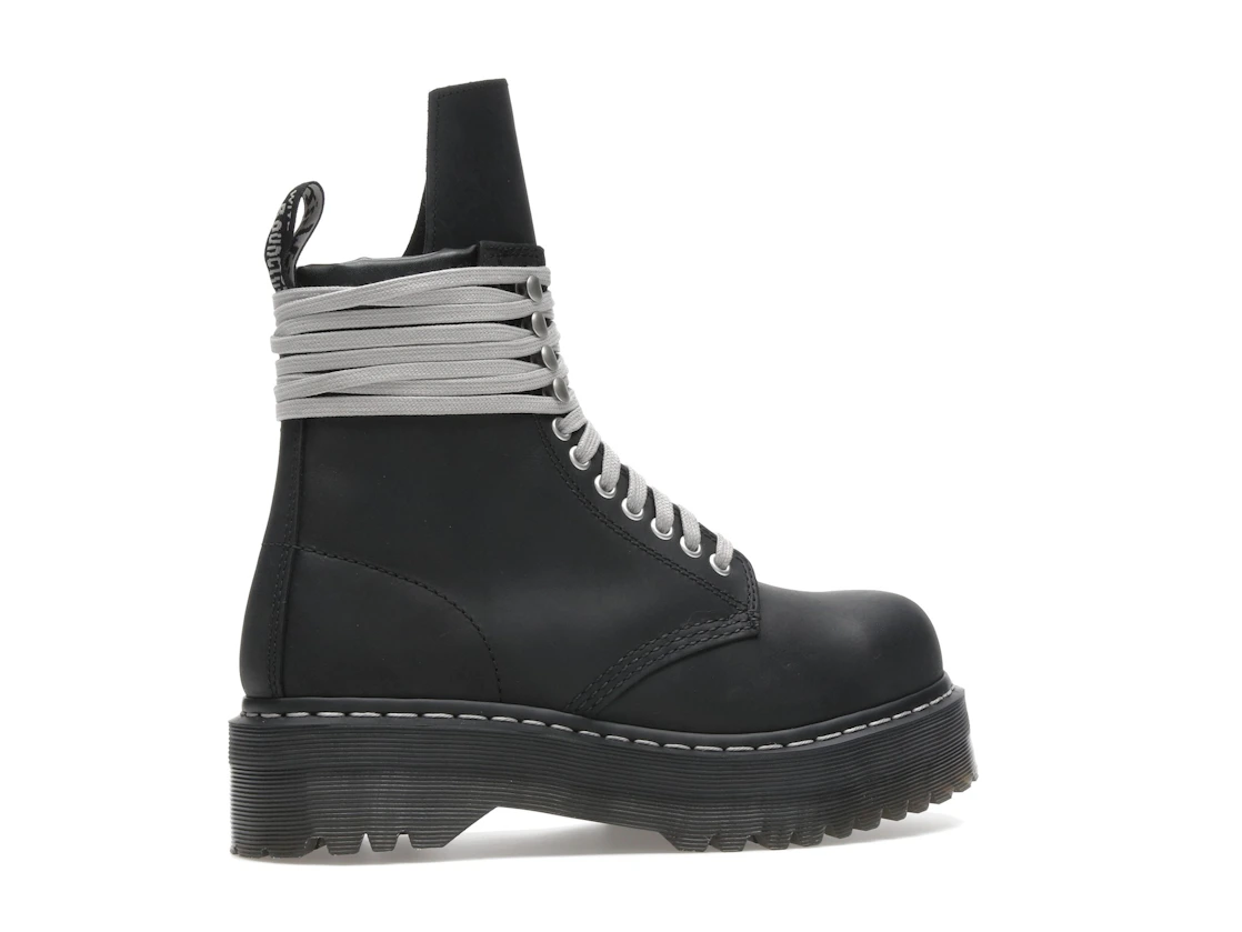 Vue 35 de Dr. Martens 1460 DRKSHDW Quad Sole Steel Toe Boot Rick Owens Black