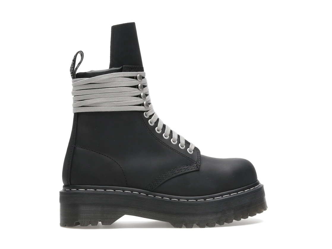 Vue 36 de Dr. Martens 1460 DRKSHDW Quad Sole Steel Toe Boot Rick Owens Black