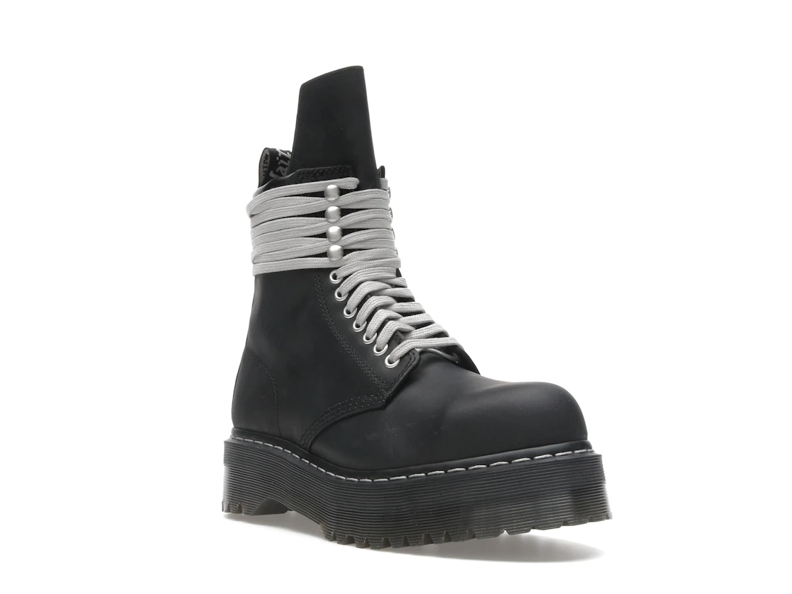 Vue 6 de Dr. Martens 1460 DRKSHDW Quad Sole Steel Toe Boot Rick Owens Black