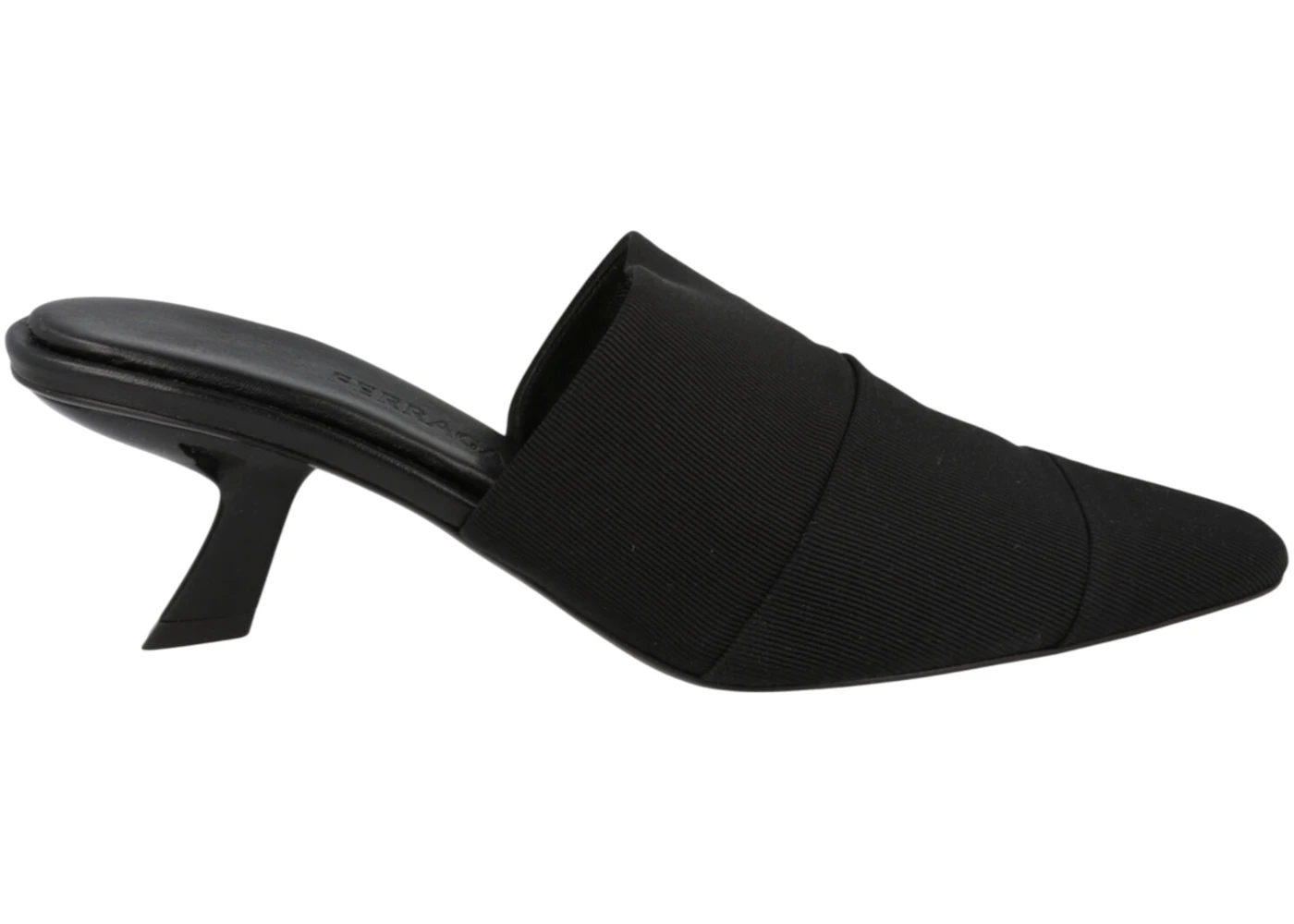 Ferragamo Algedi 55 Leather Mules Black 