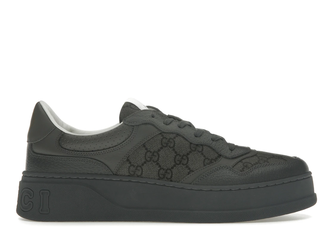 Vue 1 de Gucci Lace Up Sneaker GG Monogram Grey