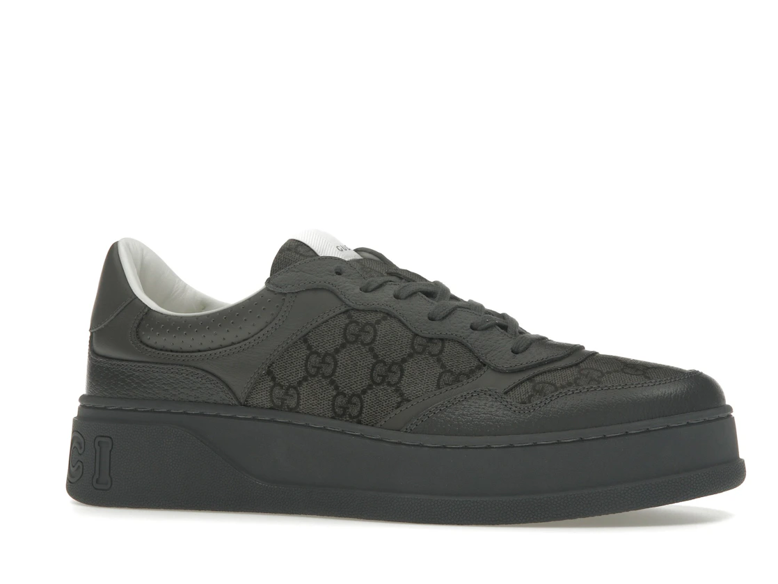 Vue 3 de Gucci Lace Up Sneaker GG Monogram Grey