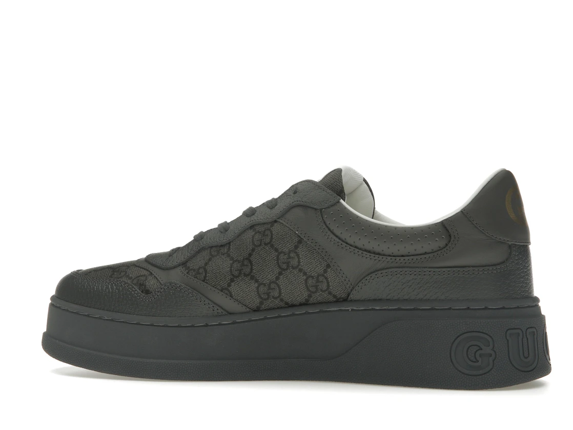 Vue 21 de Gucci Lace Up Sneaker GG Monogram Grey