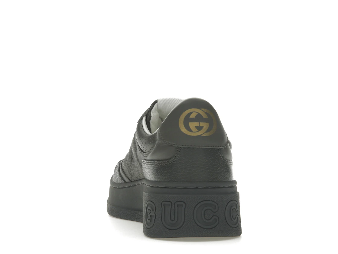 Vue 27 de Gucci Lace Up Sneaker GG Monogram Grey