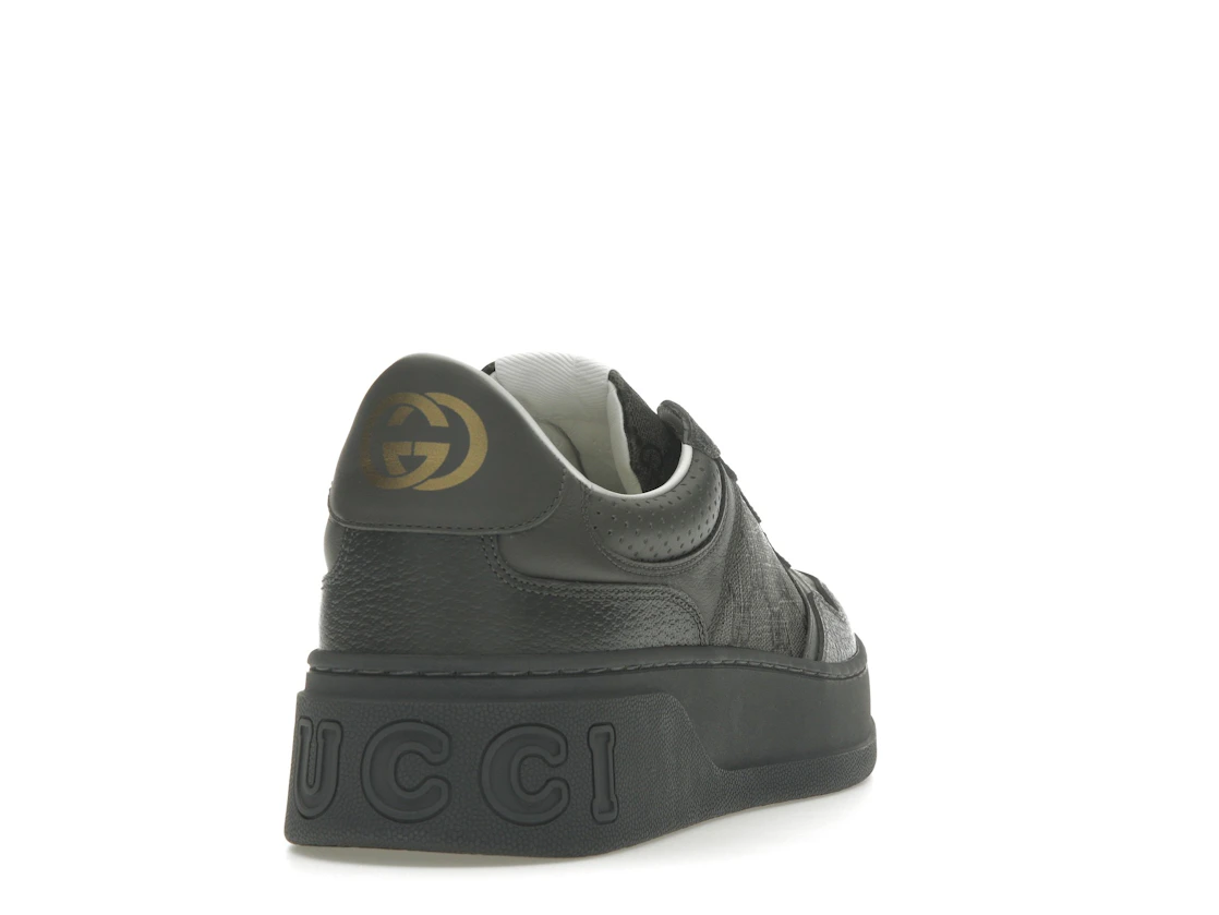 Vue 30 de Gucci Lace Up Sneaker GG Monogram Grey