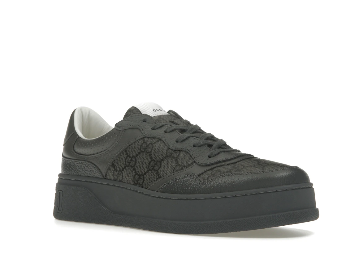Vue 5 de Gucci Lace Up Sneaker GG Monogram Grey