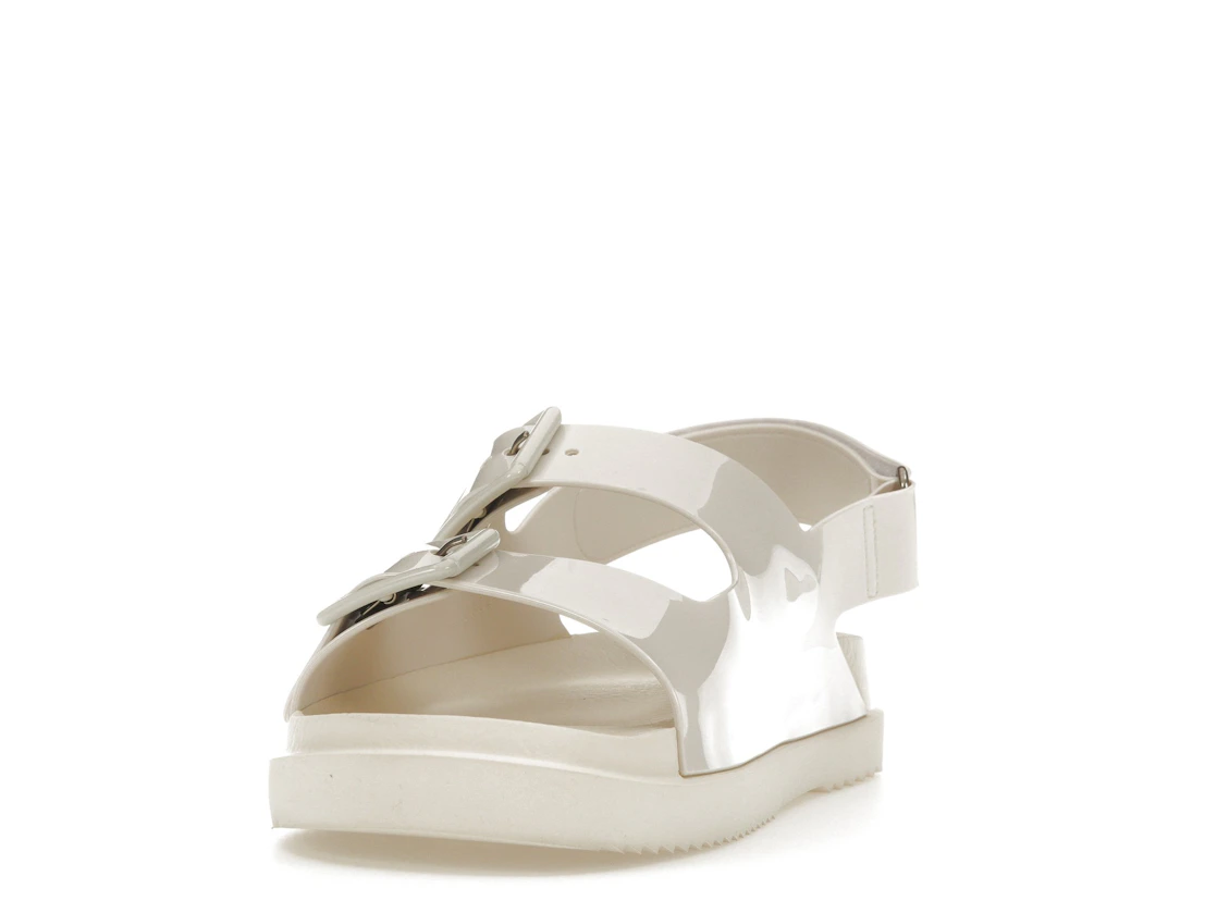 Vue 12 de Gucci Mini Double G Sandal Off-White Rubber