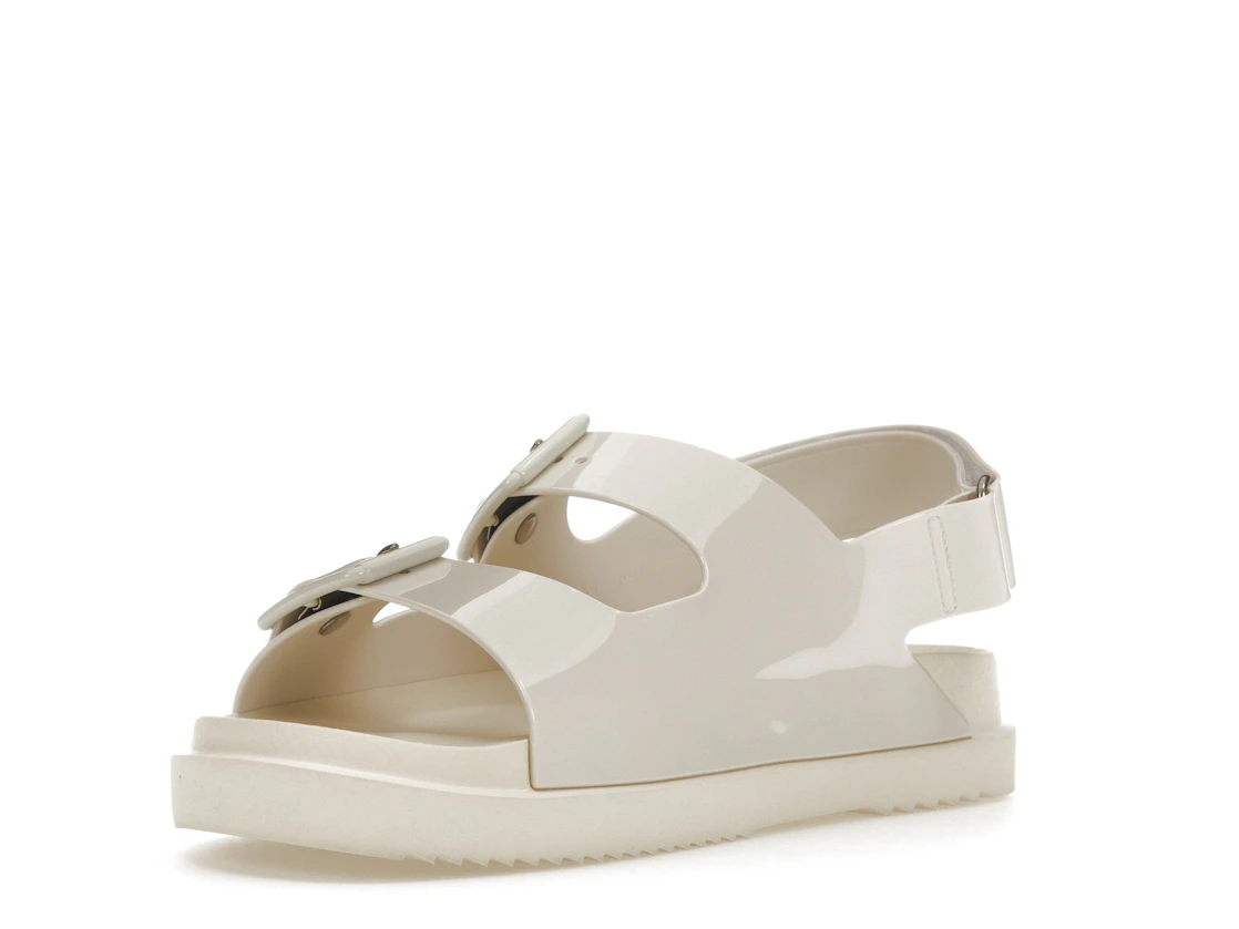 Vue 14 de Gucci Mini Double G Sandal Off-White Rubber