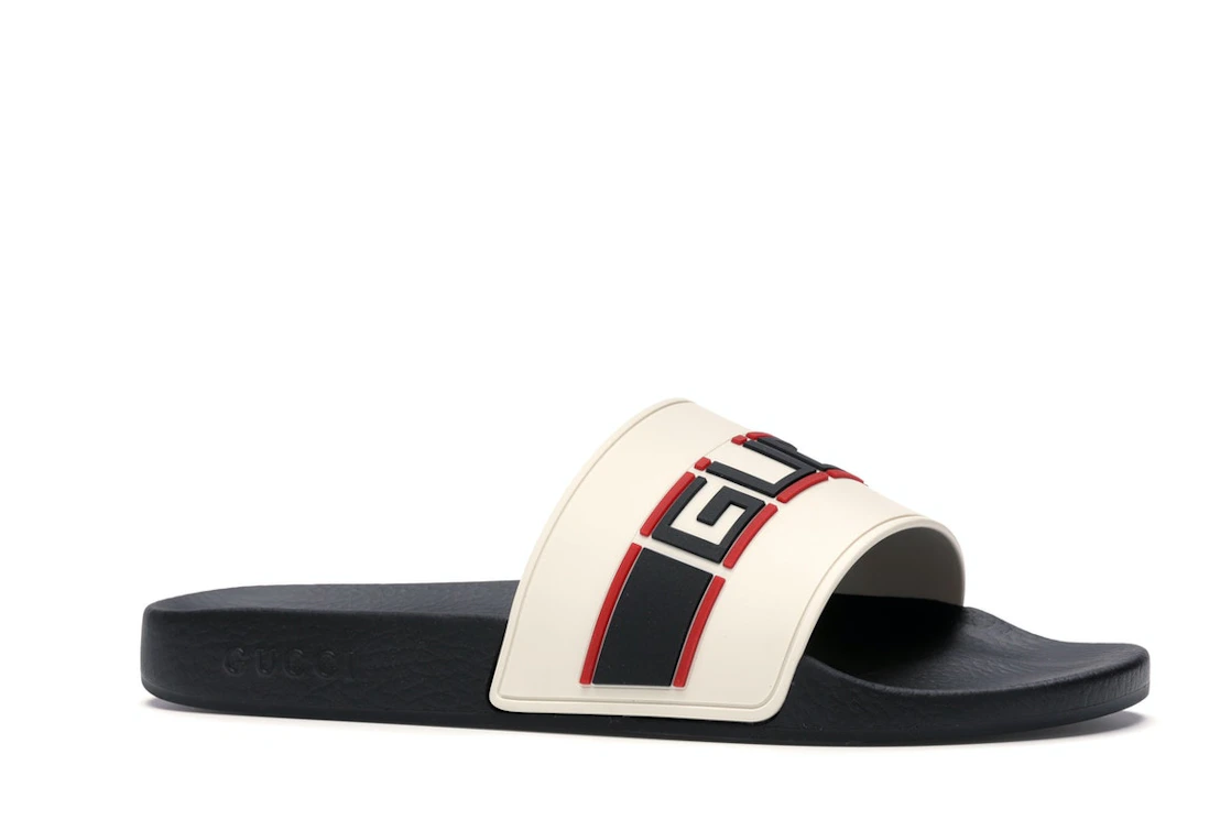 Vue 3 de Gucci Stripe Slide White