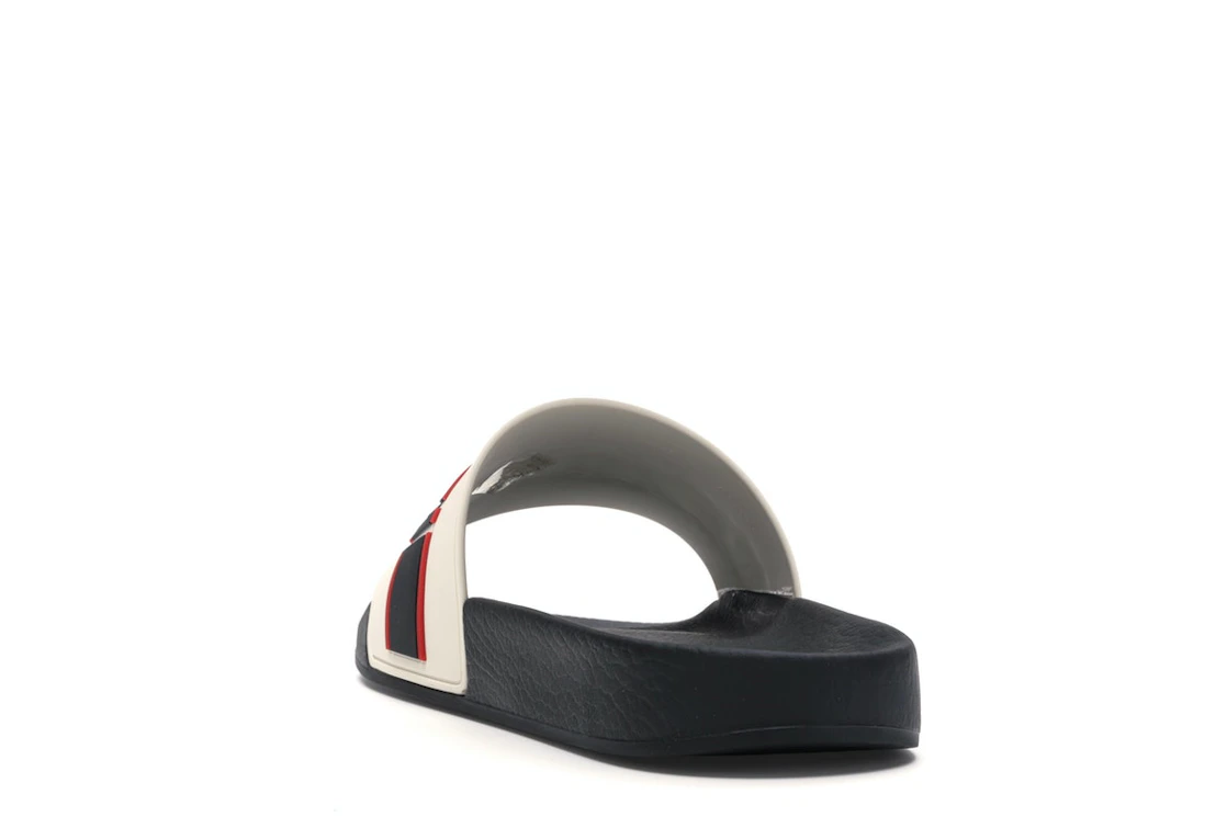 Vue 26 de Gucci Stripe Slide White