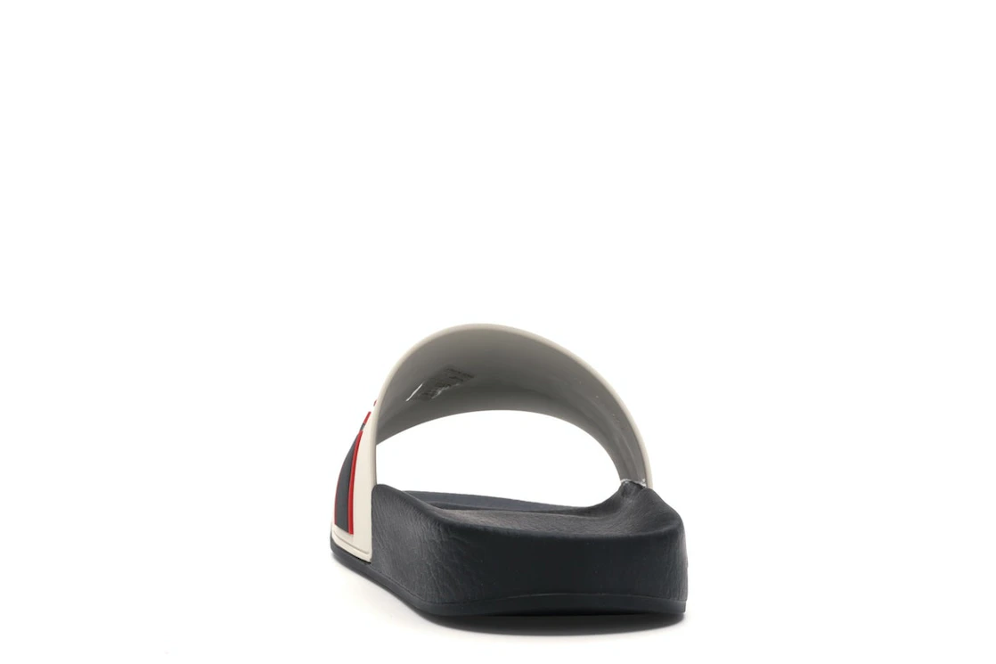Vue 27 de Gucci Stripe Slide White