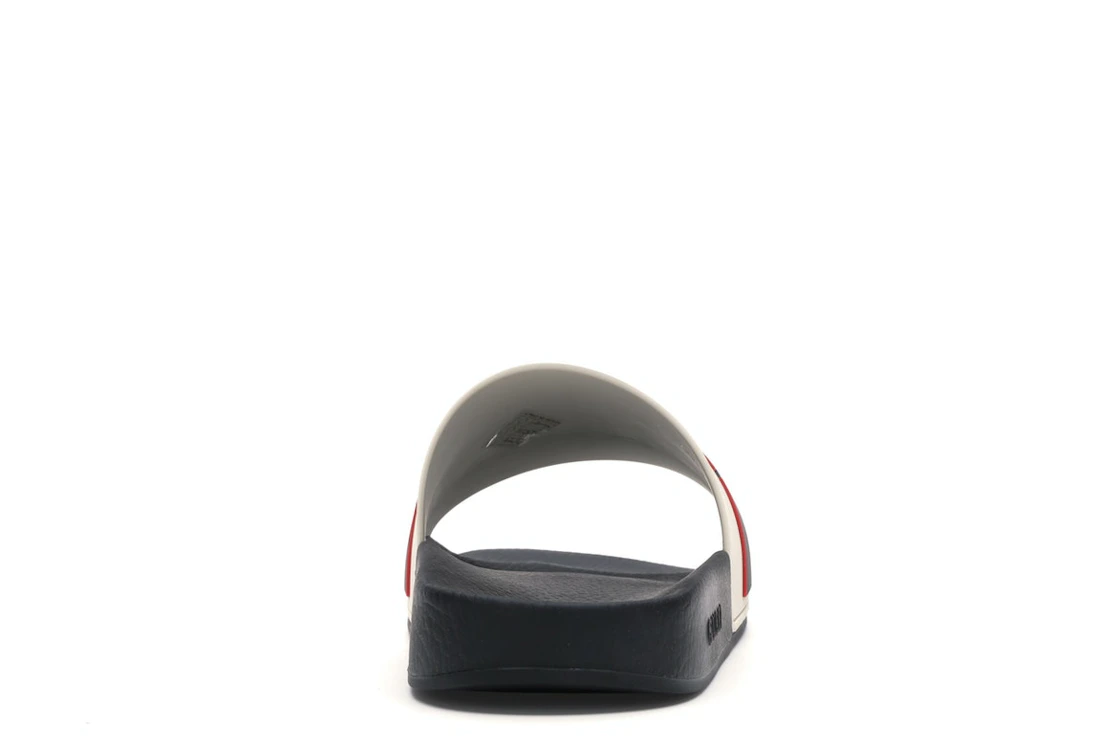 Vue 28 de Gucci Stripe Slide White