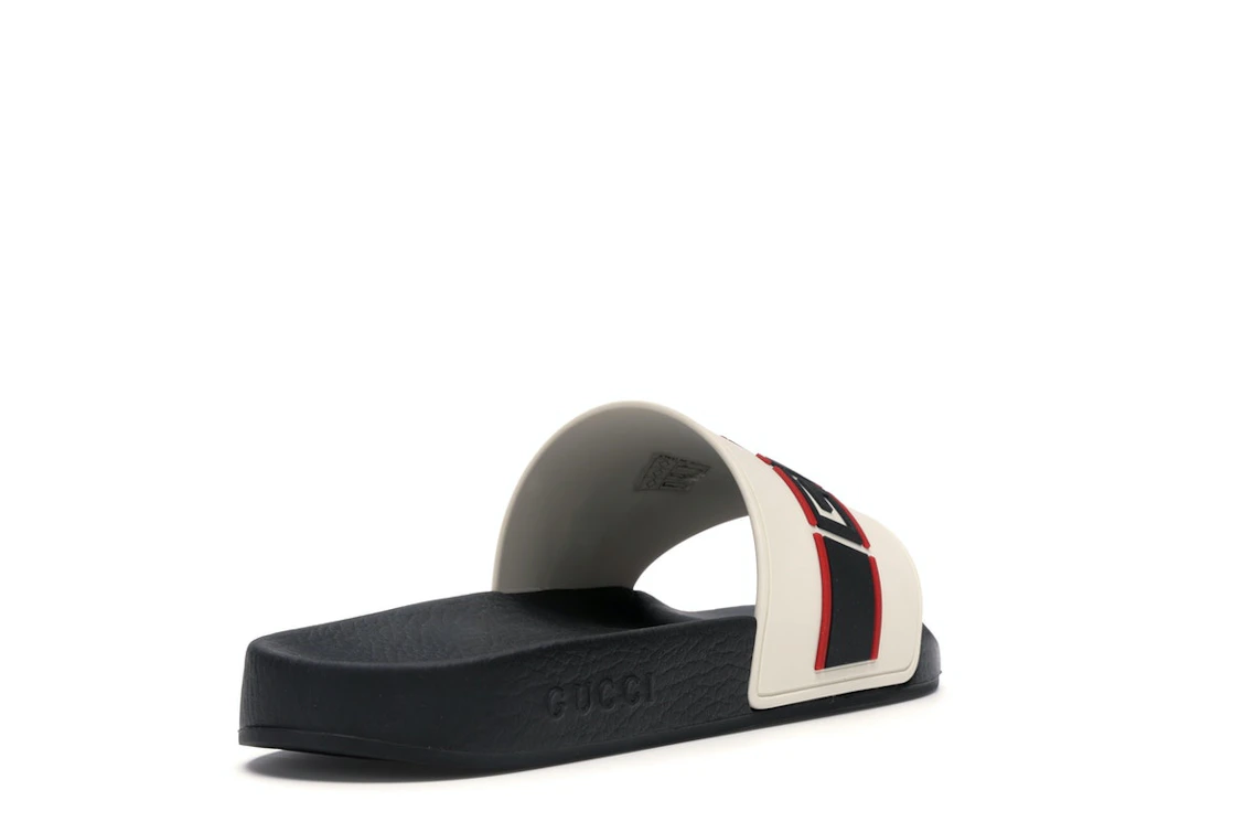 Vue 31 de Gucci Stripe Slide White