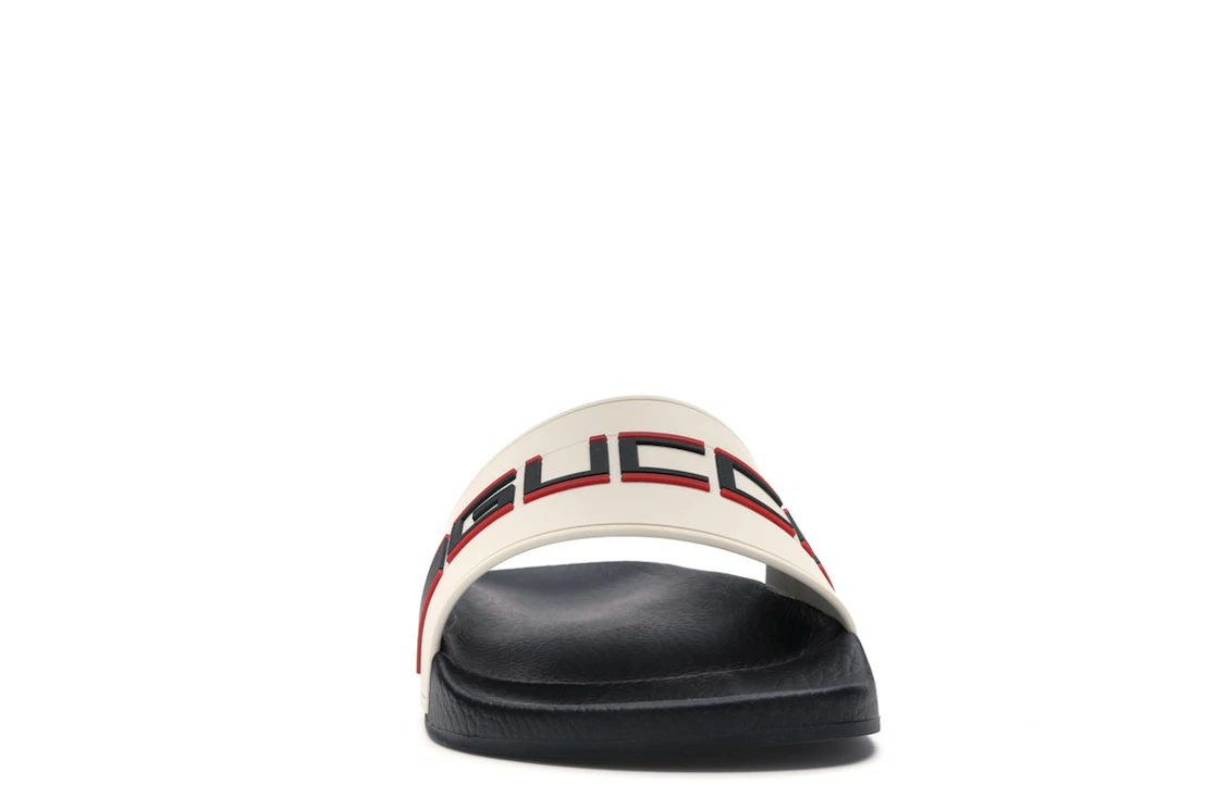 Vue 9 de Gucci Stripe Slide White