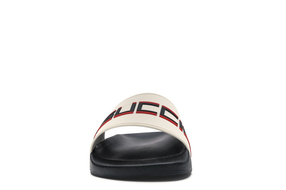 Vue 10 de Gucci Stripe Slide White